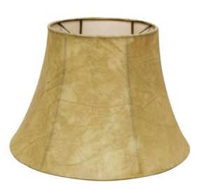 Slant Shallow Drum Softback Lampshade With Washer Fitter, Faux Animal Hide