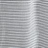 72-inch Navy and White Stripes Cotton Shower Curtain