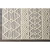 2-ft. x 3-ft. Hand Woven Wool Blend Grey Beige Ivory Persian Style Area Rug