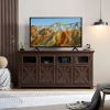 4 Doors Cabinet Farmhouse Buffet Sideboard Cabinet Bar cabinet Farmhouse TV Stand Barn Design Four cabinet Buffet Table Coffee Bar Wine Bar Storage Ca