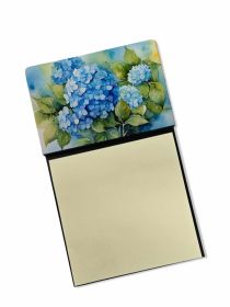 NEW Hydrangeas in Watercolor Sticky Note Holder Refillable Dispenser Self-Sticky Note Pads, Memo Pads Blank Desk Accessories