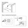 20"x28" LED Bathroom Mirror, Front-Lit and Back-Lit, 3 Color Tem Adjustable, Brightness Memory, Anti-fog LED Vanity Mirror[Unable to ship on weekends]