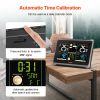 VEVOR Weather Station Indoor Outdoor, 7.5 in Large Color Display, Wireless Digital Home Weather Station