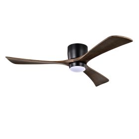 Ceiling Fan With Lights Remote Control,Quiet DC Motor 3 Blade Ceiling Fans 6 Speed Levels,Reversible Ceiling Fan, For Patio Living Room, Bedroom, Offi