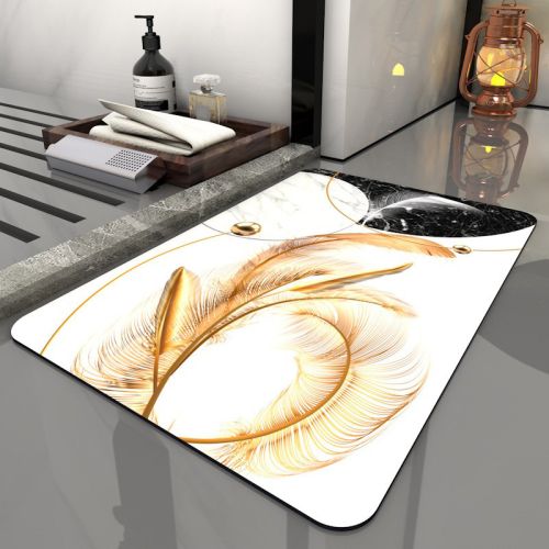 Super Absorbent Bath Rug Quick Drying Non-slip Bathroom Mat Bath Tub Side Area Floor Mats Diatomite Home Doormat Kitchen Carpet Super Absorbent Bath Rug Quick Drying Non-slip Bathroom Mat Bath Tub Side Area Floor Mats Diatomite Home Doormat Kitchen Carpet