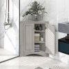 Corner Cabinet Storage Cabinet with Door for Bathroom Bedroom Kitchen