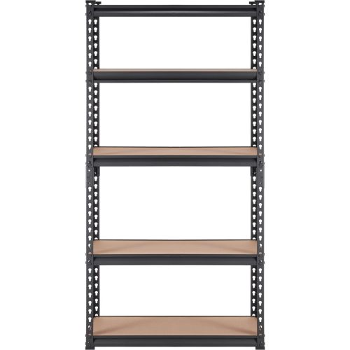VEVOR Storage Shelving Unit, 5-Tier Adjustable, 2000 lbs Capacity, Heavy Duty Garage Shelves Metal Organizer Utility Rack, Black