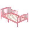Stylish Wooden Toddler Bed - Durable Construction, Guardrails for Safety, Easy Assembly, Perfect for Kids' Bedroom Furniture