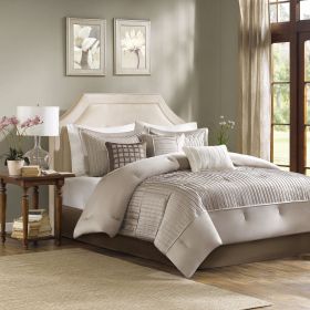 7 Piece Comforter Set (Color: as Pic)