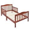 Stylish Wooden Toddler Bed - Durable Construction, Guardrails for Safety, Easy Assembly, Perfect for Kids' Bedroom Furniture