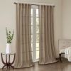 Solid Crushed Curtain Panel Pair(2 Pcs Window Panels)