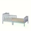 Stylish Wooden Toddler Bed - Durable Construction, Guardrails for Safety, Easy Assembly, Perfect for Kids' Bedroom Furniture