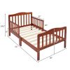 Stylish Wooden Toddler Bed - Durable Construction, Guardrails for Safety, Easy Assembly, Perfect for Kids' Bedroom Furniture