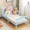 Stylish Wooden Toddler Bed - Durable Construction, Guardrails for Safety, Easy Assembly, Perfect for Kids' Bedroom Furniture