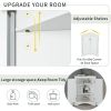 Corner Cabinet Storage Cabinet with Door for Bathroom Bedroom Kitchen