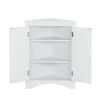Corner Cabinet Storage Cabinet with Door for Bathroom Bedroom Kitchen